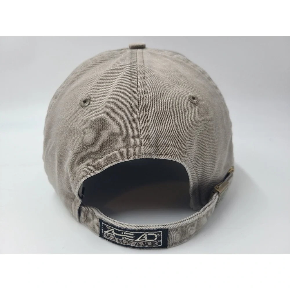 Calderone Golf‎ Club Ahead Strapback Adjustable Hat Cap Grass Lake Michigan Gray